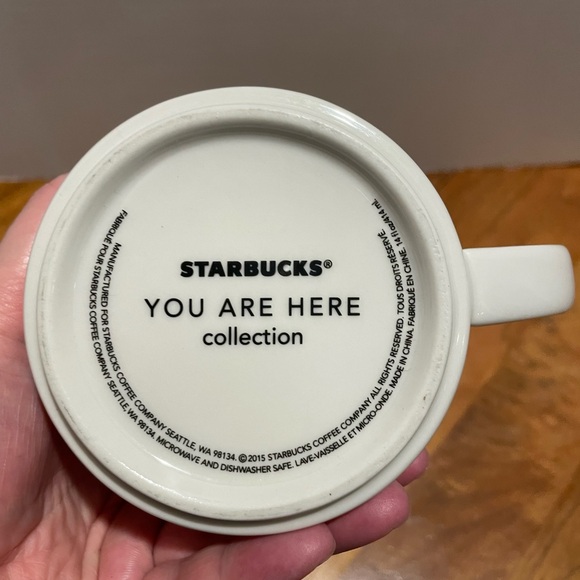 Starbucks Portland YOU ARE HERE Mug with Green Interior - Picture 3 of 4
